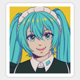 Maid Miku Sticker